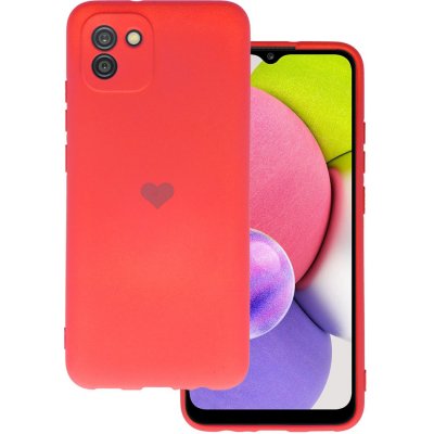Pouzdro Vennus Valenténské Heart Samsung Galaxy A03 - červené