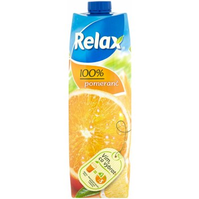 Relax 100% Pomeranč 1l – Zbozi.Blesk.cz