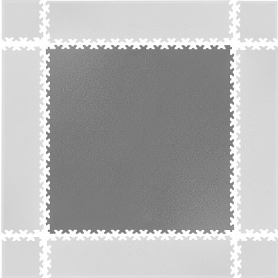 inSPORTline Simple 65,3 x 65,3 x 0,4 cm šedá