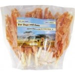 For Dogs and Cats Kuřecí filety na tyčce z buvolí kůže 6 cm 500 g – Zboží Mobilmania
