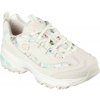 Dámské fitness boty ! ! Skechers Floral Printed Mesh Layered Qtr Web Low-Top Trainers Womens Natural/Multi