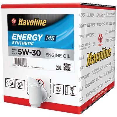 Texaco Havoline Energy MS 5W-30 BIBX 20 l – Hledejceny.cz