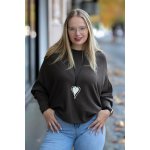 Italy fashion Úpletový svetr IRENE Černá – Sleviste.cz