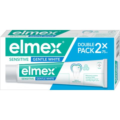 Elmex Sensitive Gentle White duopack 150 ml – Hledejceny.cz