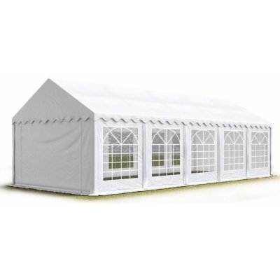 Pártystany Jičín Zahradní Párty stan 5x10m - PVC Standard Ohnivzdorný Bílá – Zboží Dáma