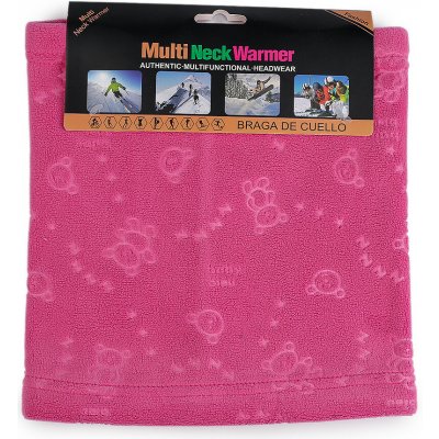 Dětský nákrčník mikroplyš pink – Zboží Mobilmania
