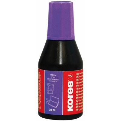 Kores Razítková barva fialová 28 ml – Zboží Mobilmania