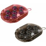 HKM Masážní rukavice oboustraná černá – Zboží Dáma