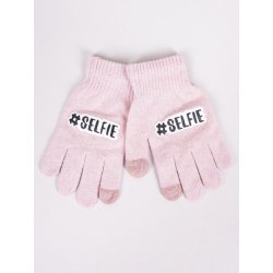 Yoclub rukavice pink