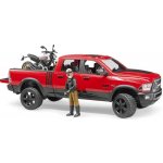 Bruder 2502 Terénní auto RAM + motocykl Scrambler Ducati Desert Sled s figurkou 1:16 – Zboží Mobilmania