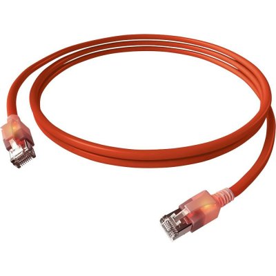 Easylan CS1ORADAD0005 RJ45 CAT 6A S/FTP 0,5m červený – Zboží Živě