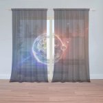 Záclony Planeta Země: 2 ks - 150x250 cm - Sablio – Hledejceny.cz