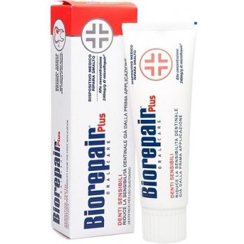 Biorepair Plus Sensitive pasta obnovující zubní sklovinu pro citlivé zuby 75 ml