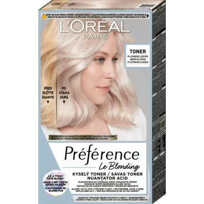 L'ORÉAL PARiS PRÉFÉRENCE Préférence toner 01 Platinum Ice – Zboží Dáma
