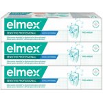 Elmex Sensitiv Professional Gentle Whitening 3 x 75 ml – Hledejceny.cz