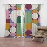 Sablio Závěs Barevná rovnováha: 2ks 140x250cm – Hledejceny.cz