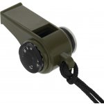 MIL-TEC Píšťalka plastová s kompasem teploměrem a šnůrkou – Zboží Mobilmania