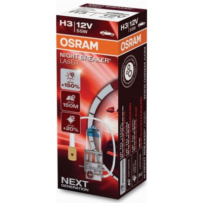 Osram NightBreaker Laser H3 Pk22s 12V 55W – Sleviste.cz