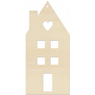 LYMFY Domeček 15x7 cm přírodní dřevo – Hledejceny.cz