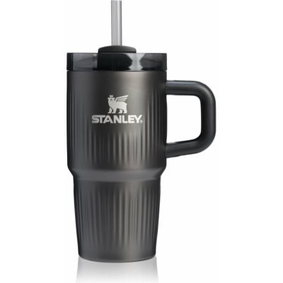 Stanley Quencher H2.O Fluted Tumbler nerezový tumbler s brčkem malý Black PVD 590 ml – Zboží Dáma