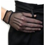 Gotické síťované celoprsté rukavice – Zboží Dáma