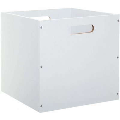 5five Simple Smart Dřevěná skladovací krabice v bílé barvě 31 x 31 cm – Zbozi.Blesk.cz