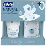 Chicco Natural Sensation 0+ šampon a sprchový gel pro děti od narození 200 ml + 0+ tělové mléko pro děti od narození 150 ml – Hledejceny.cz