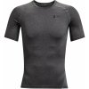 Pánské sportovní tričko Under Armour UA HG Armour Comp SS Triko Šedá Pánské