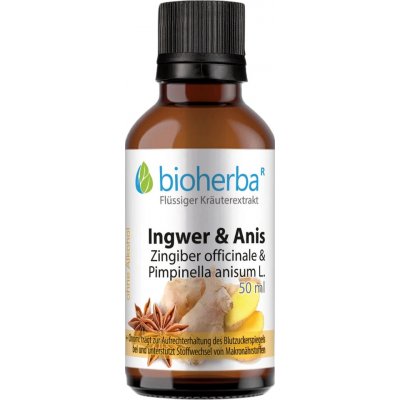 Bioherba Zázvor & anýz kapky tinktura 50 ml – Hledejceny.cz