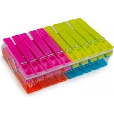 TORO Plastové kolíčky na prádlo 20ks barevné – Zboží Mobilmania