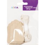 Visačky Heyda Kraft 3 x 10 ks provázek – Sleviste.cz