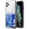 Pouzdro a kryt na mobilní telefon Apple Pouzdro AppleKing mramorované odolné proti poškrábání iPhone 11 Pro Max - modré