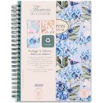 Pigna kroužkový blok Nature Flowers A4 čtverečkovaný 135 listů – Zboží Živě