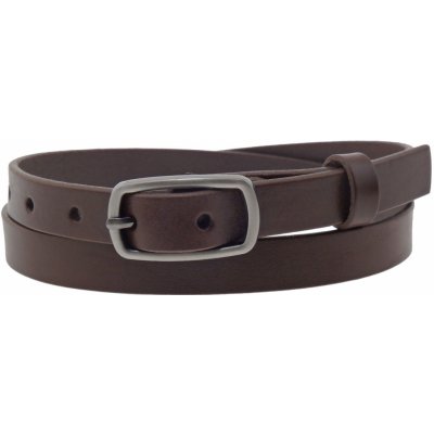 Tonibag dámský kožený opasek hnědá Hnědá – Zboží Dáma