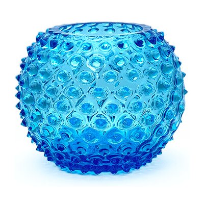 Váza 12cm - Hobnail - Ananas - akvamarín – Hledejceny.cz