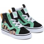 Vans dětské tenisky SK8 Hi Reissue Side Zip S MINIM černá – Zbozi.Blesk.cz