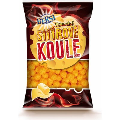 Bersi snack pikantní sýrové koule 120 g – Zboží Dáma