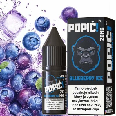 POPIČ! Blueberry Ice 10 ml 20 mg – Zboží Dáma