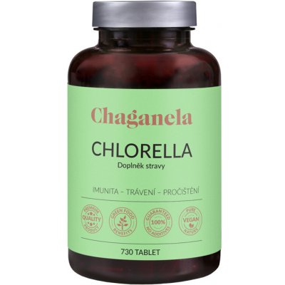 Chaganela CHLORELLA PRÉMIOVÁ KVALITA 730 ks – Hledejceny.cz