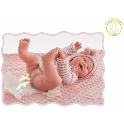 Antonio Juan 50160 MIA mrkací a čůrající realistická miminko s celovinylovým tělem 42 cm