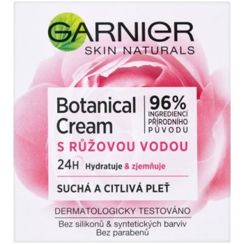 Garnier Skin Naturals Botanical krém s růžovou vodou 50 ml od 129 Kč -  Heureka.cz