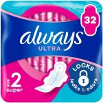 Always Ultra Long vel. 2 hygienické vložky s křidélky 32 ks – Hledejceny.cz