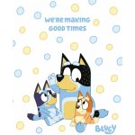 Jerry Fabrics Deka fleecová Bluey Good Time – Sleviste.cz