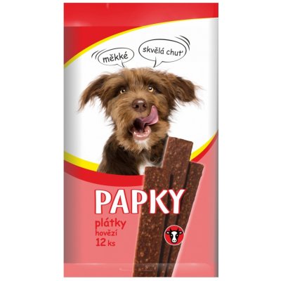Papky Hovězí plátky 120 g – Zboží Mobilmania
