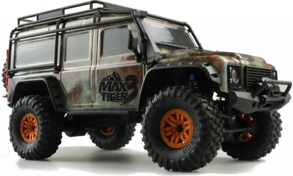 Amewi Max Tiger 3 Dirt Climbing SUV 4x4 Led proporcionální ochranný rám 100% RTR 1:10