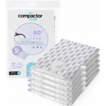 Compactor Sada 5 ks vakuových pytlů Compress L 100 litrů, s vůní Levandule, 70 × 100 cm – Sleviste.cz