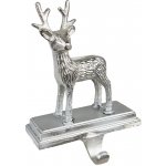 Clayre & Eef Stříbrný háček na vánoční punčochu Srnec - 15*9*21 cm – Hledejceny.cz
