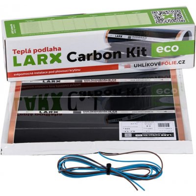 LARX Fólie topná Carbon Kit, podlahová, 150 W, 3,0 m, šířka 0,5 m – Hledejceny.cz