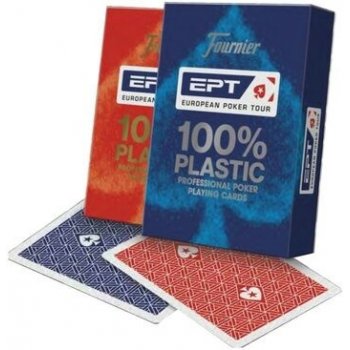 Fournier EPT 100% Plastic Červená