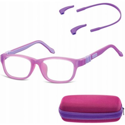 Dětské obdélníkové obroučky Sunoptic fialové – Hledejceny.cz